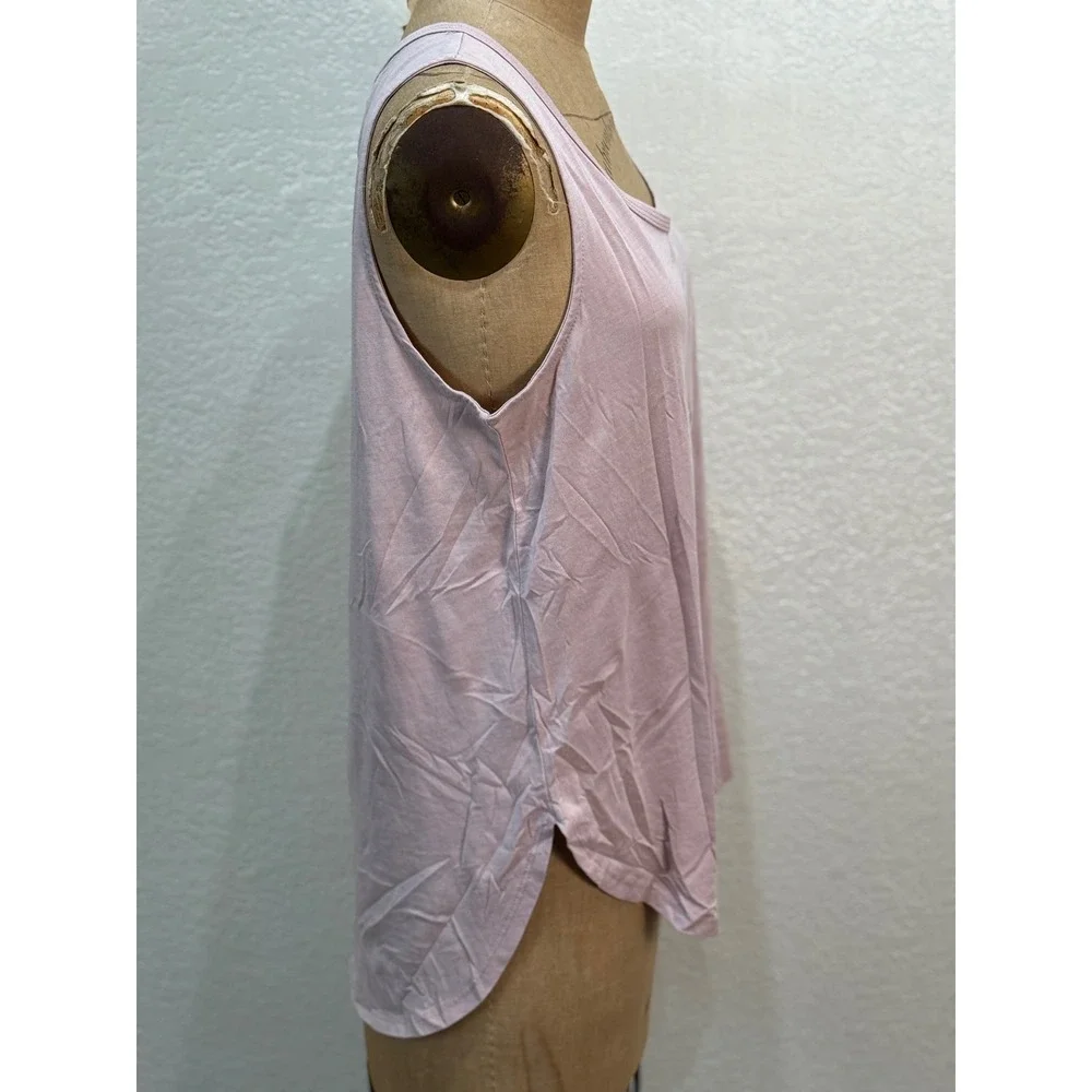 Sage Collective Women XL Bare Pink Braided Strappy Back Flowy Tank Top NWT - Picture 3 of 11